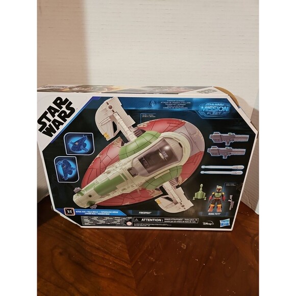 Star Wars Mission Fleet Starship Skirmish Boba Fett Figure & Firespray Slave I - Picture 5 of 6